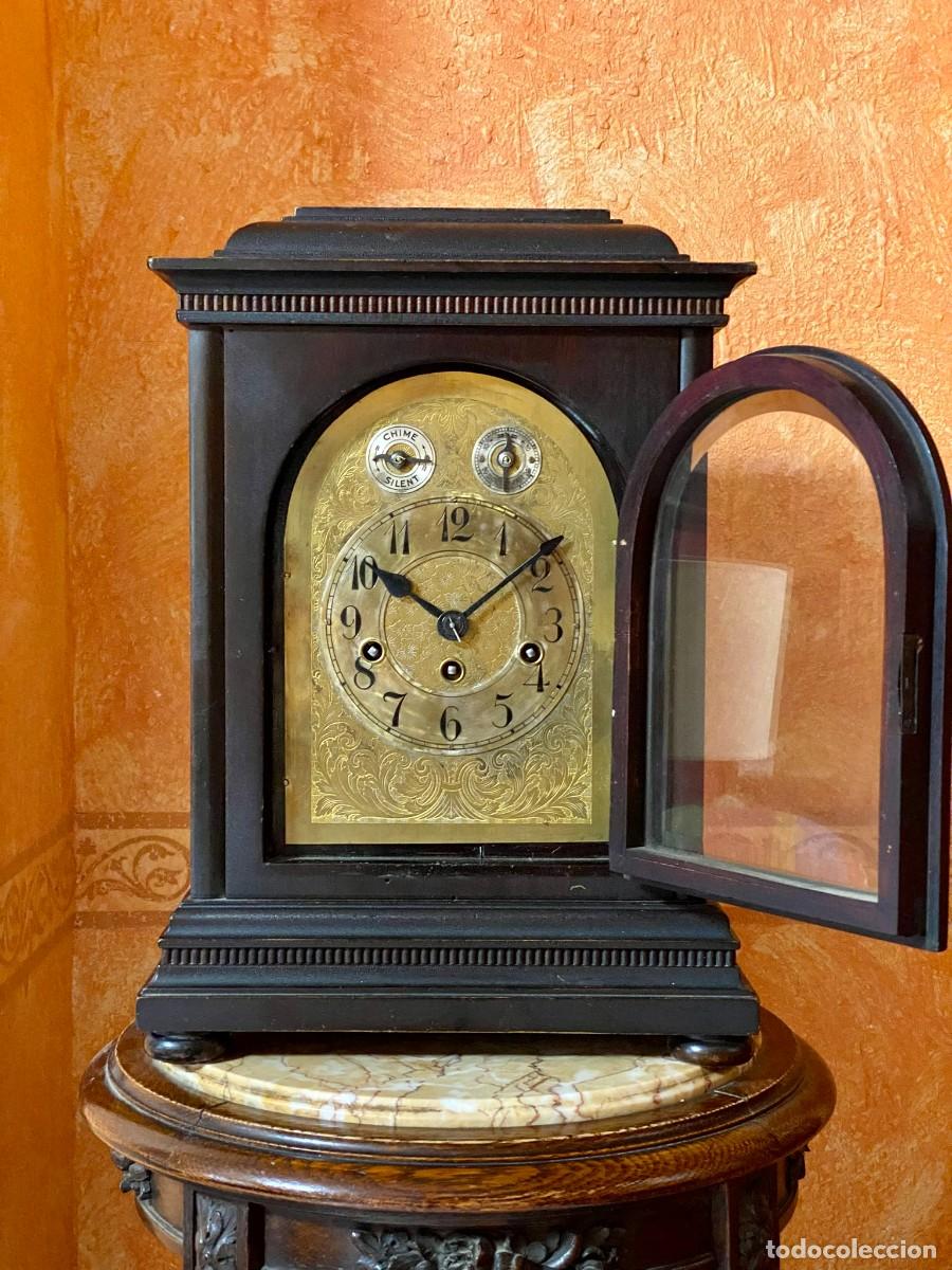 Relojes de carga manual: Reloj de sobremesa JUNGHANS de p&eacute;ndulo, 1900 aprox - Foto 4