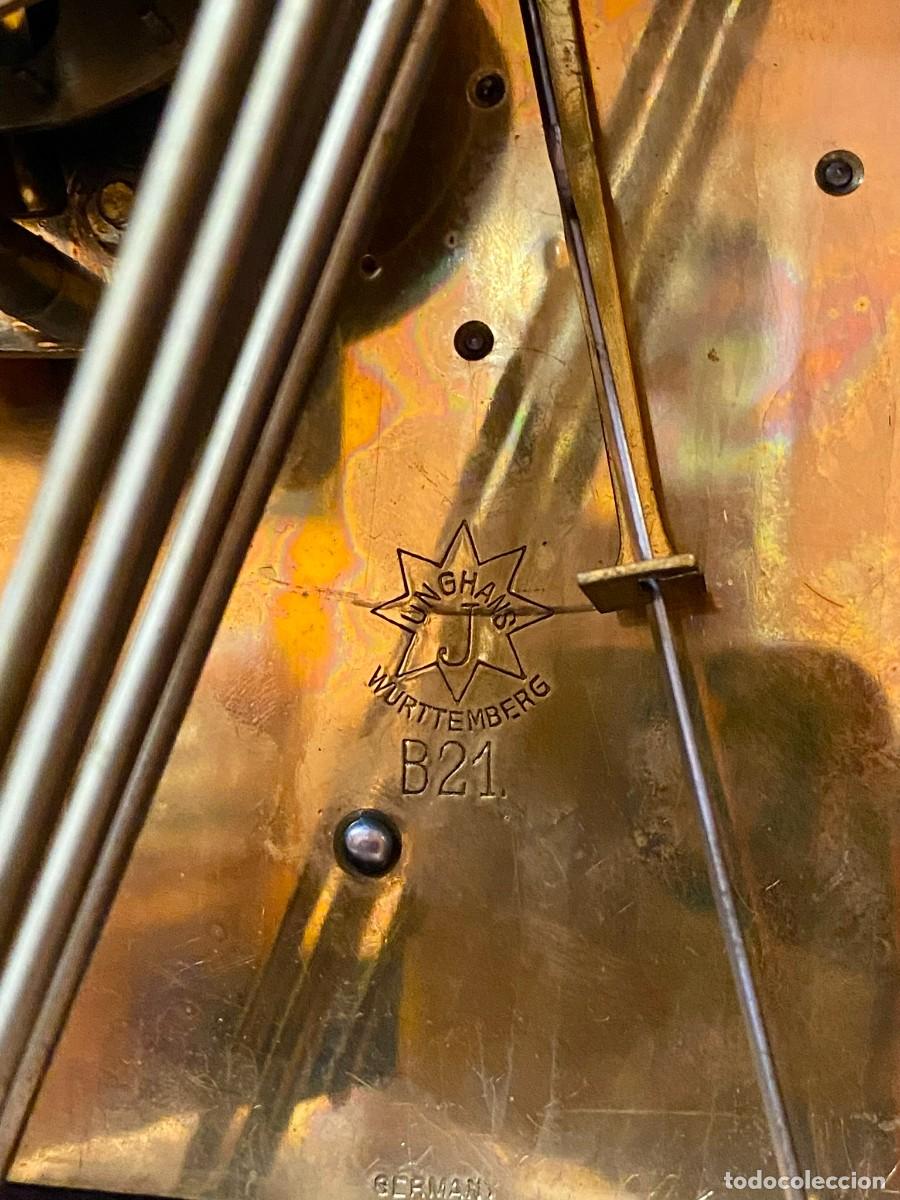 Relojes de carga manual: Reloj de sobremesa JUNGHANS de p&eacute;ndulo, 1900 aprox - Foto 5