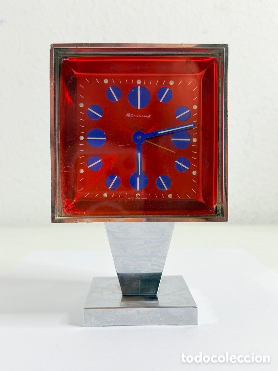 Relojes de carga manual: Blessing Space Age Design Clock 1970s No Funciona Reparar o Piezas