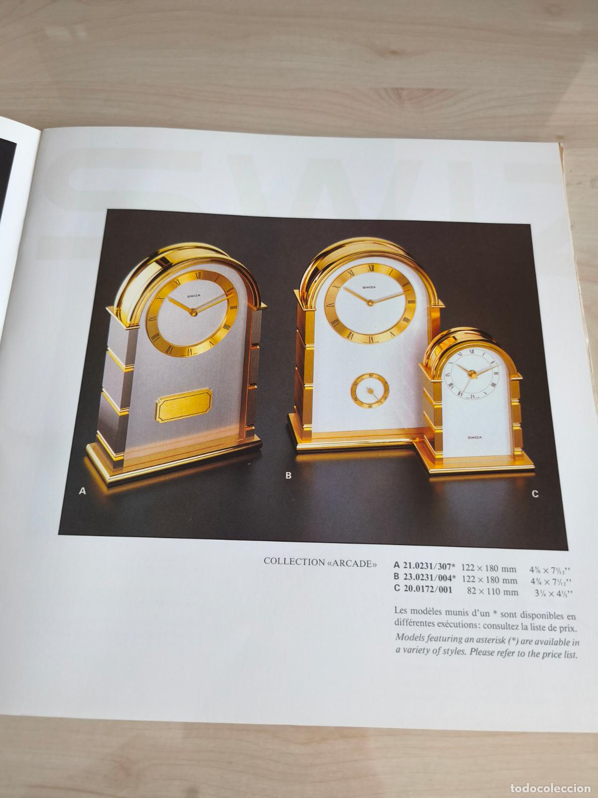 Relojes de carga manual: Catalogo de relojes de sobremesa SWIZA.
