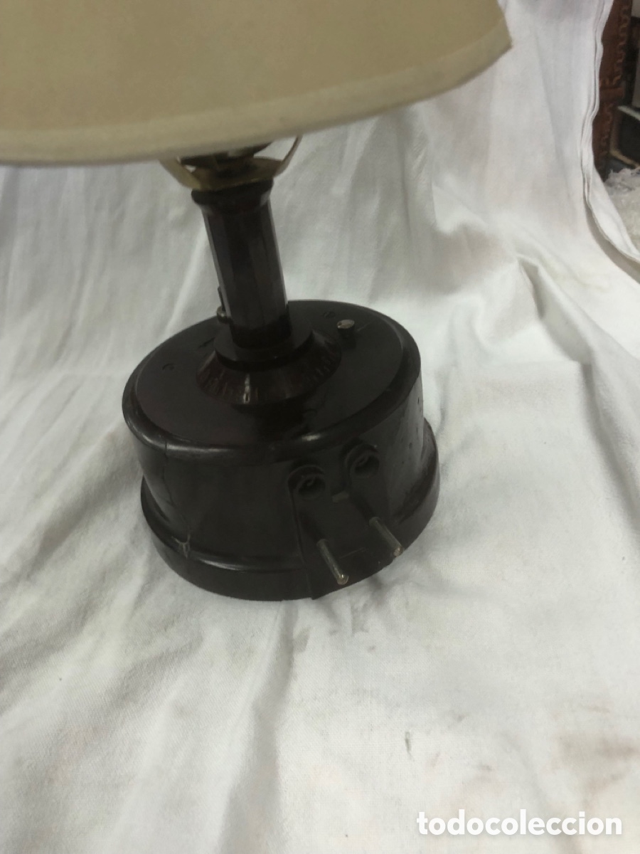 Relojes de carga manual: L&aacute;mpara reloj hora en tulipa - Foto 2