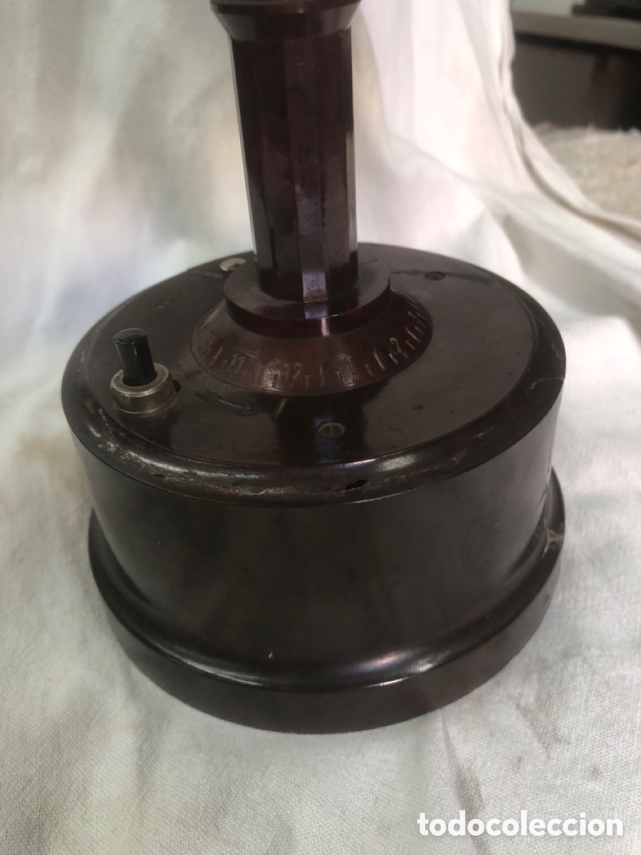Relojes de carga manual: L&aacute;mpara reloj hora en tulipa - Foto 10