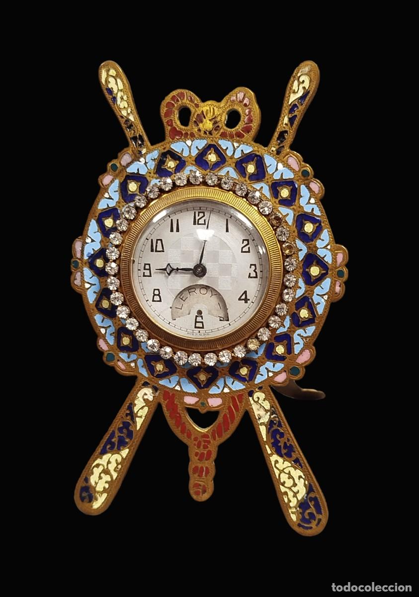 Relojes de carga manual: RELOJ DE SOBREMESA FRANCES FIRMADO LEROY-PARIS