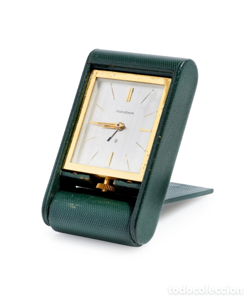 Relojes de carga manual: JAEGER-LECOULTRE - Reloj de viaje 8 DAYS - Con estuche O.J. Perrin funcionando perfectamente