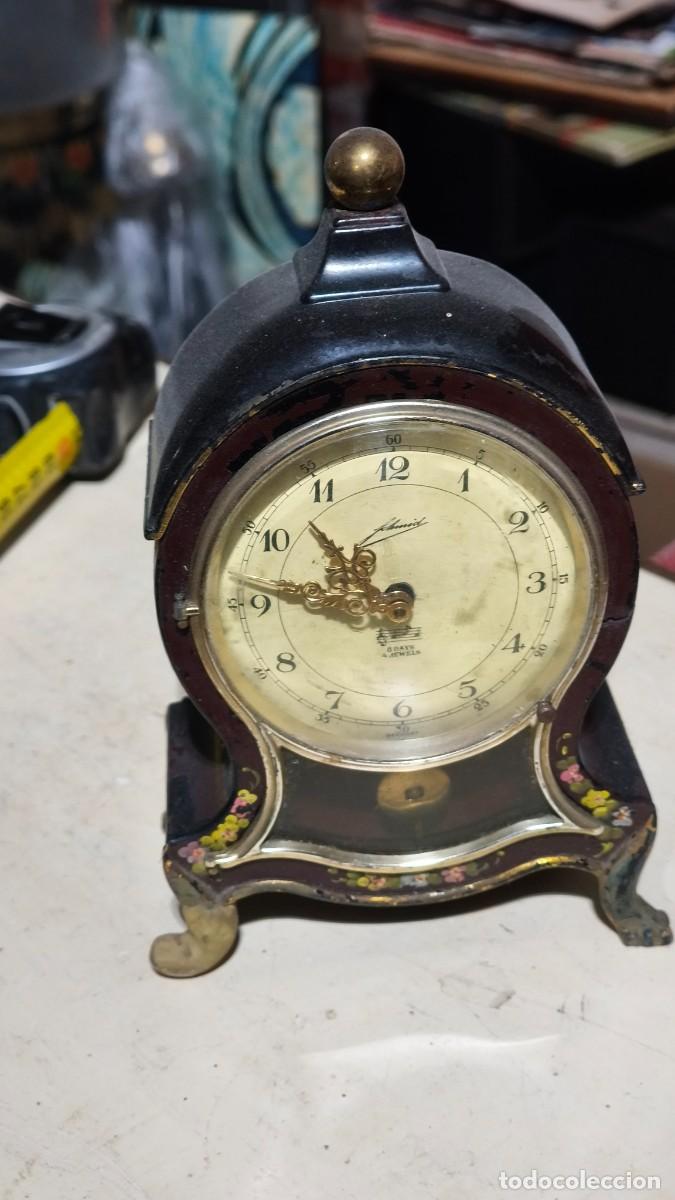Relojes de carga manual: Pendulette de chemin&eacute;e Schmidt 1920,30 fonctionne