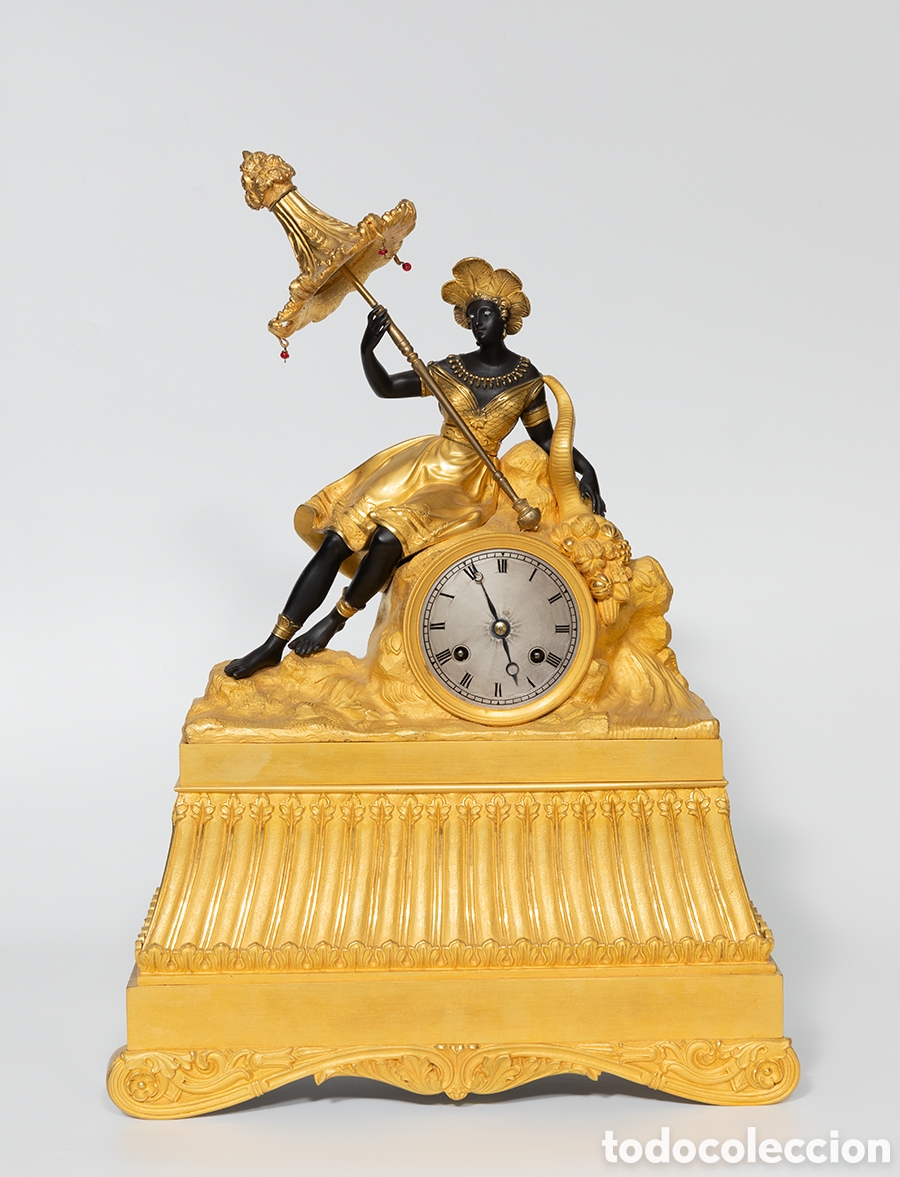 Orologi di carica manuale: Reloj de sobremesa; Francia, primer cuarto, siglo XIX.