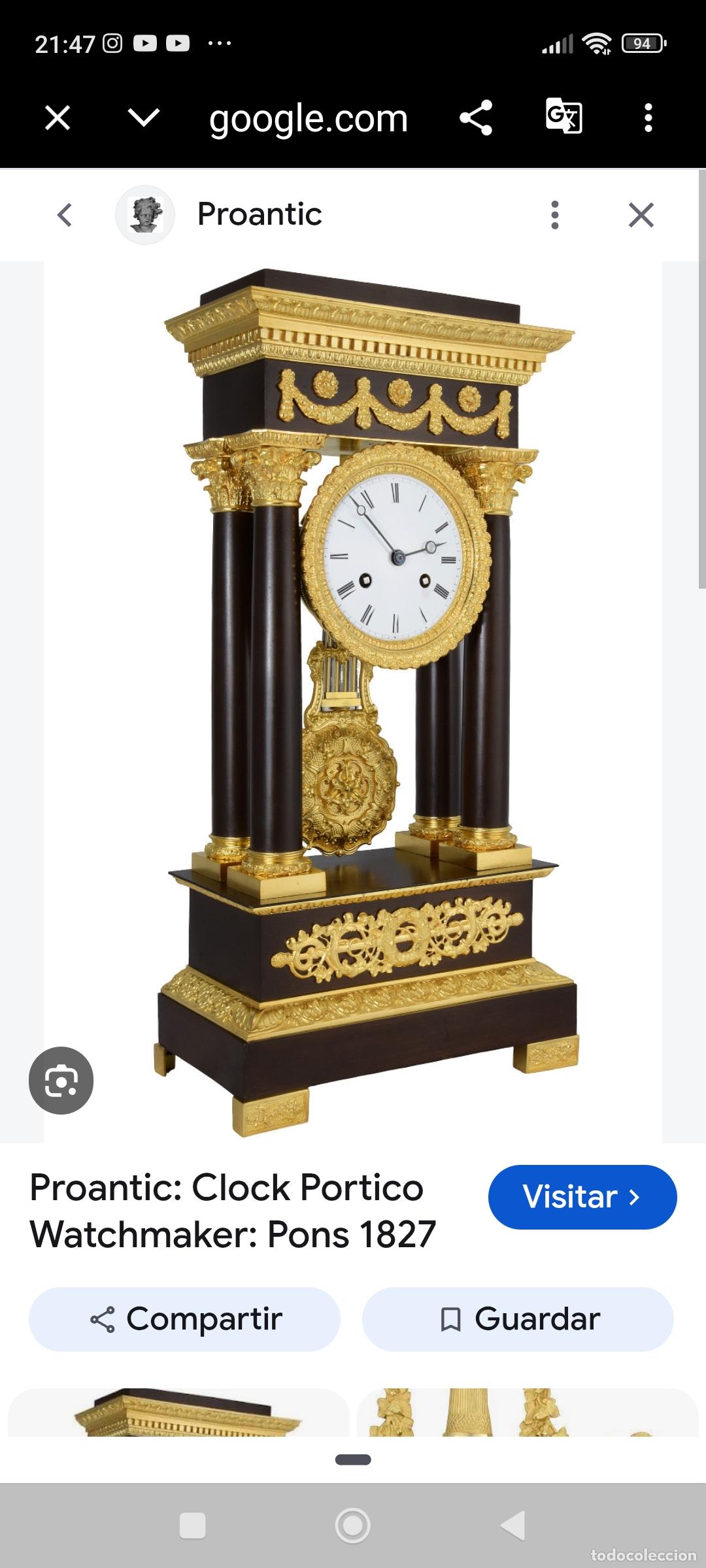 Relojes de carga manual: Reloj de sobremesa Imperio - Foto 29