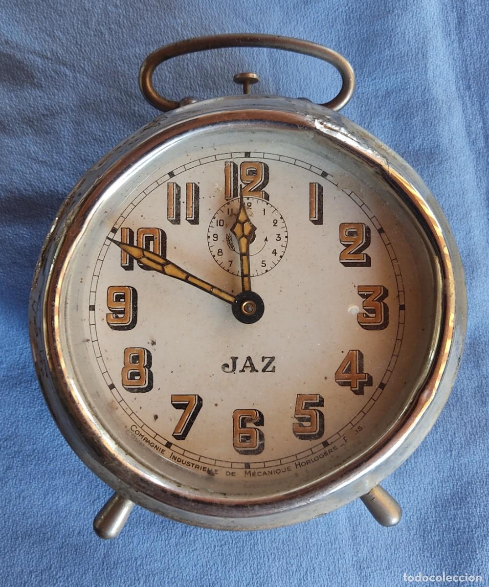Relojes de carga manual: ANTIGUO RELOJ DESPERTADOR JAZ