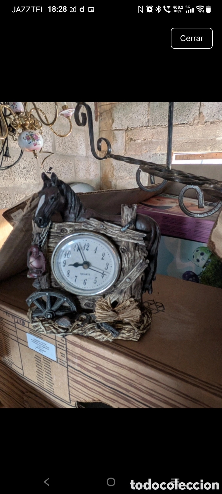 Relojes de carga manual: Reloj de sobremesa Oeste Americano