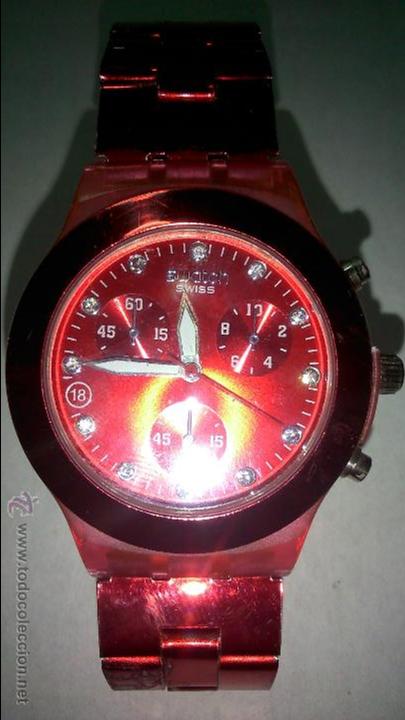 Relojes - Swatch: bonito reloj swatch. color rojo - Foto 2