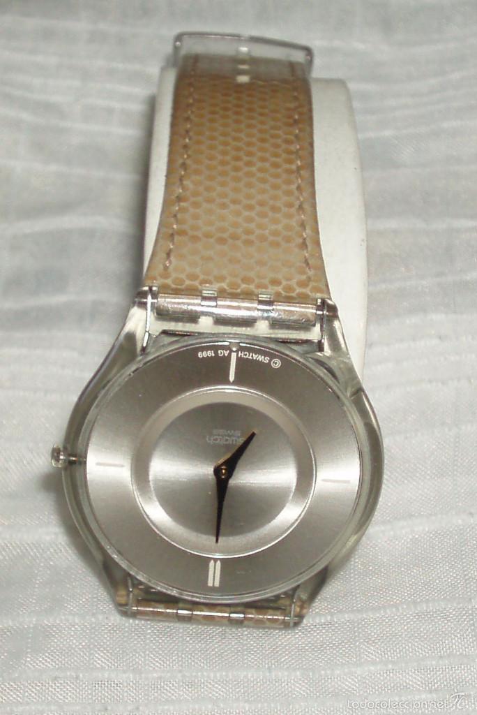 Relojes - Swatch: reloj swatch  extra  planocon correa de piel - Foto 1