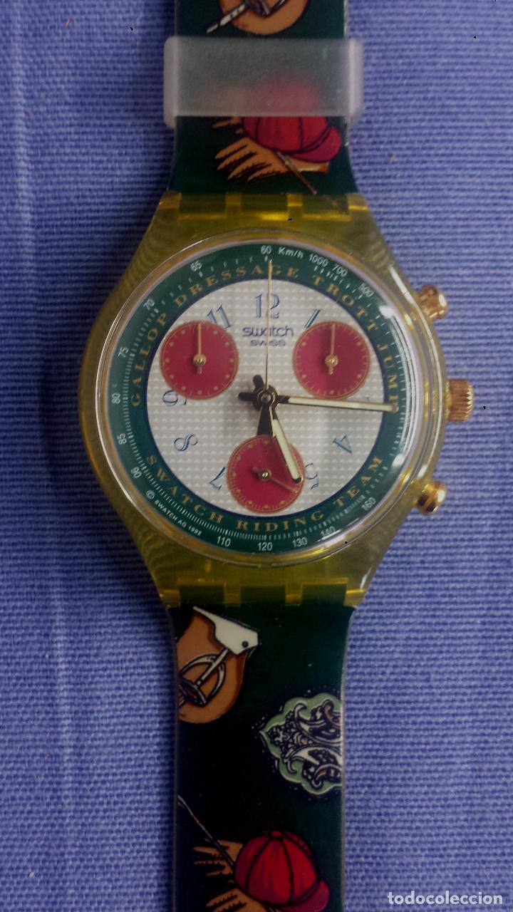 Vintage 1993 RIDING STAR SCK102 Chronograph Swatch Watch – Vintage Radar