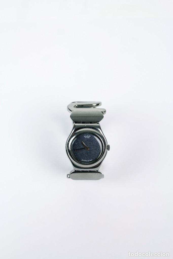 Relojes - Swatch: SWATCH IRONY STAMLESS STEEL ,WATER RESISTANT,ACERO,AÑOS 90 - Foto 2 - 118766159