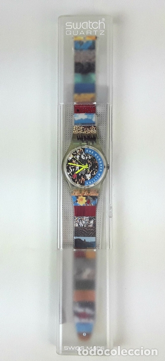 Relojes - Swatch: RELOJ SWATCH. ONE HUNDRED MILLION. PEOPLE G7 126. SUIZA. 1992. - Foto 2 - 128450339