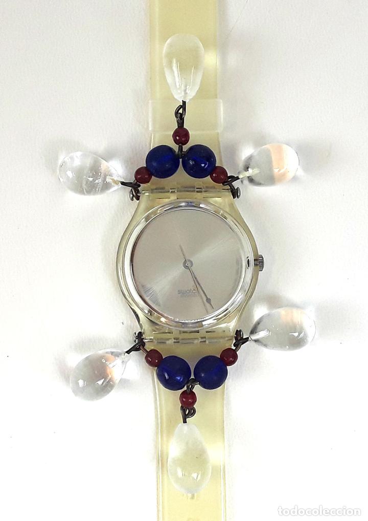 RELOJ SWATCH CHANDELIER CHRISTMAS 92. GZ125. SUIZA. 1992. (Relojes - Relojes Actuales - Swatch)