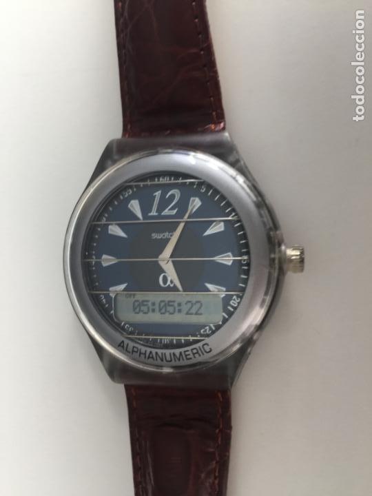 Relojes - Swatch: SWATCH THE BEEP ALPHANUMERIC , RELOJ EN CAJA , INSTRUCCIONES , COMPLETO - Foto 2 - 163925018
