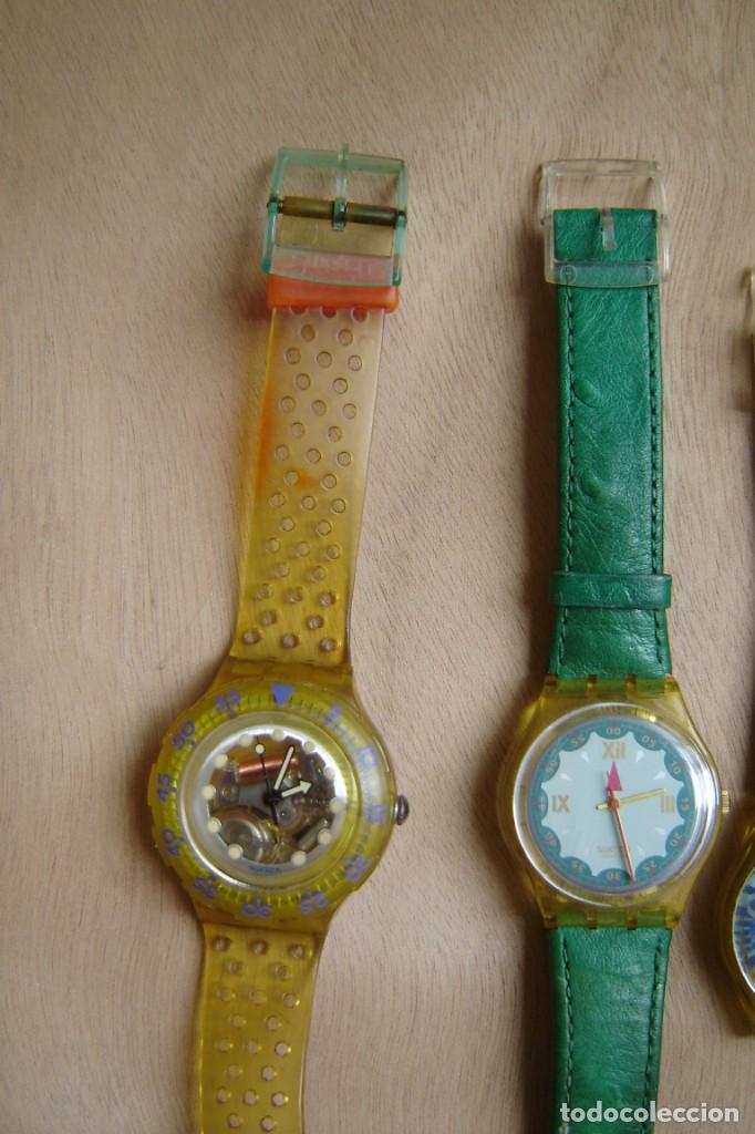 Relojes - Swatch: Lote de Seis (6) Relojes Swatch - Foto 2
