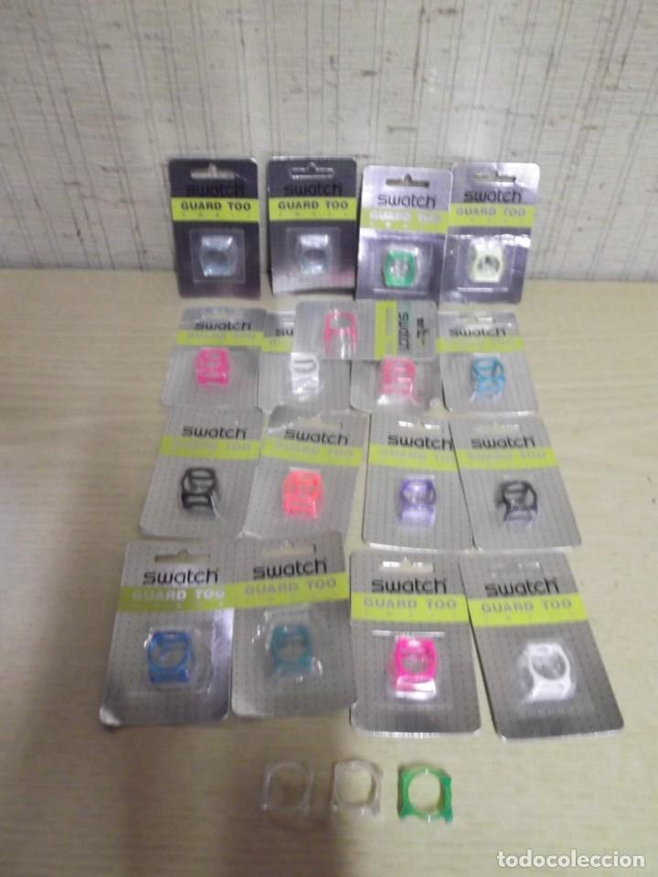 Relojes - Swatch: Lote de protectores pequeños para Swatch de plástico - Foto 4 - 253307640