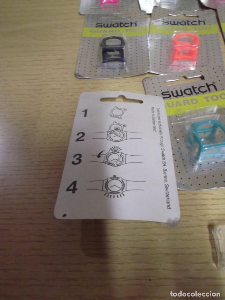 Relojes - Swatch: Lote de protectores pequeños para Swatch de plástico - Foto 3 - 253307640