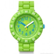 Relojes - Swatch: RELOJ SWATCH FLIK FLAK SOLO GREEN FCSP097 VERDE. Lote 290328293