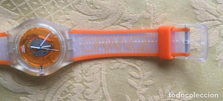 Relojes - Swatch: RELOJ SWATCH ORANGE 2005 EN SU CAJA - Foto 6