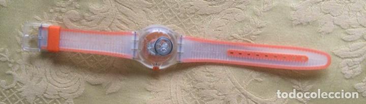 Relojes - Swatch: RELOJ SWATCH ORANGE 2005 EN SU CAJA - Foto 8