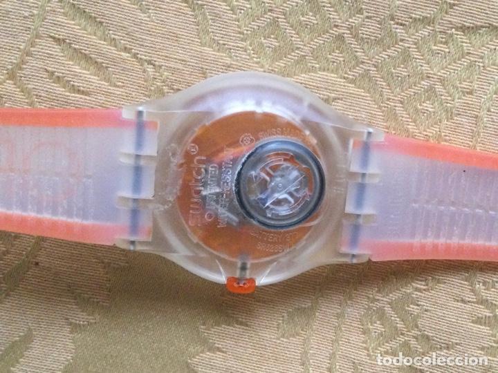 Relojes - Swatch: RELOJ SWATCH ORANGE 2005 EN SU CAJA - Foto 9