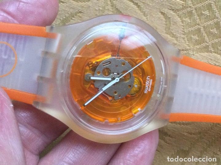 Relojes - Swatch: RELOJ SWATCH ORANGE 2005 EN SU CAJA - Foto 12
