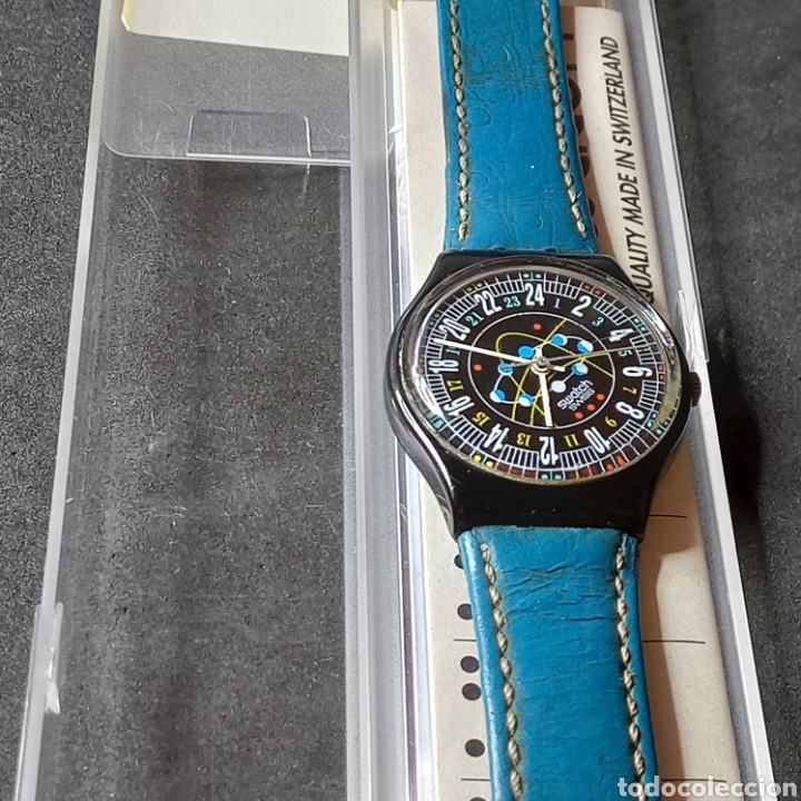 lote 4 relojes swatch de hombre + caja original - Compra venta en  todocoleccion