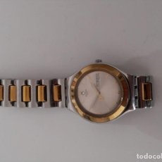 Relojes - Swatch: SWATCH RELOJ CLÁSICO CON CORREA METÁLICA. FUNFIONANDO.
