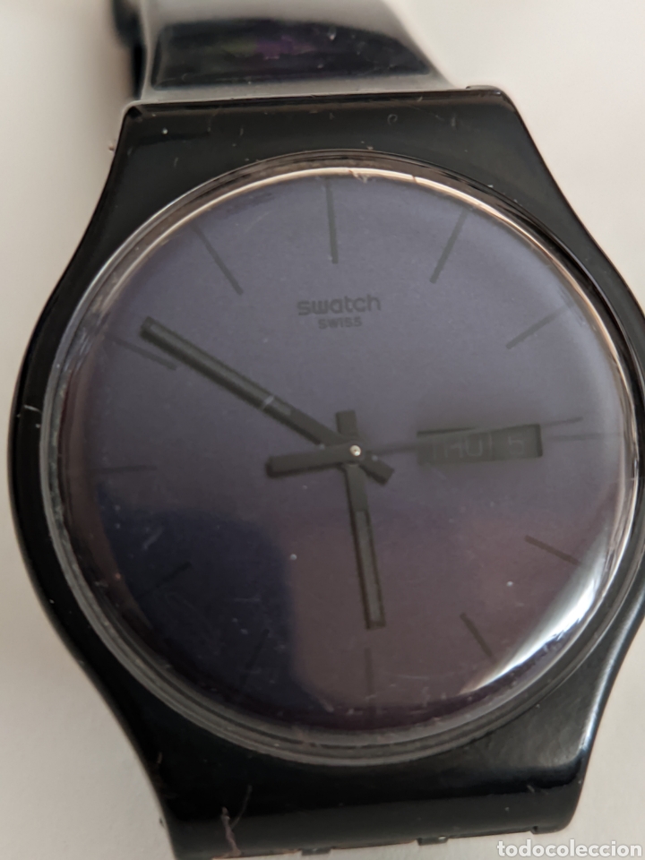 reloj swatch hombre negro black rebel suob702 s - Compra venta en  todocoleccion