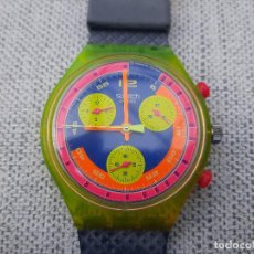 Relógios - Swatch: RELOJ ORIGINAL SEMINUEVO DE LA MARCA SUIZA SWATCH CHRONO - ATLANTA 1996. Lote 363909056