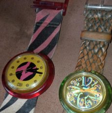 Relojes - Swatch: DOS RELOJES SWATCH POP. Lote 364700521