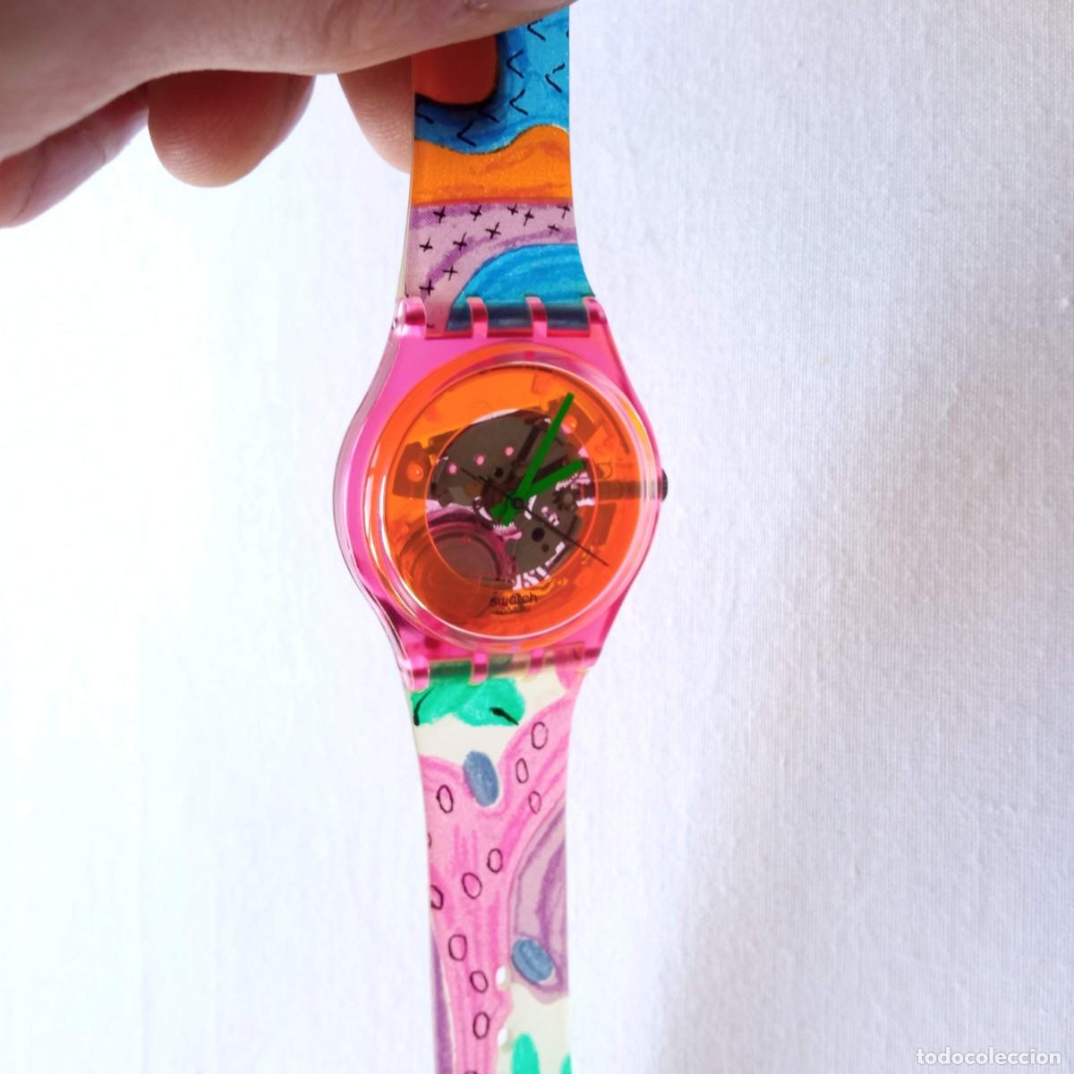 Relojes - Swatch: Reloj Swatch Mango Dream 1989 - Foto 5