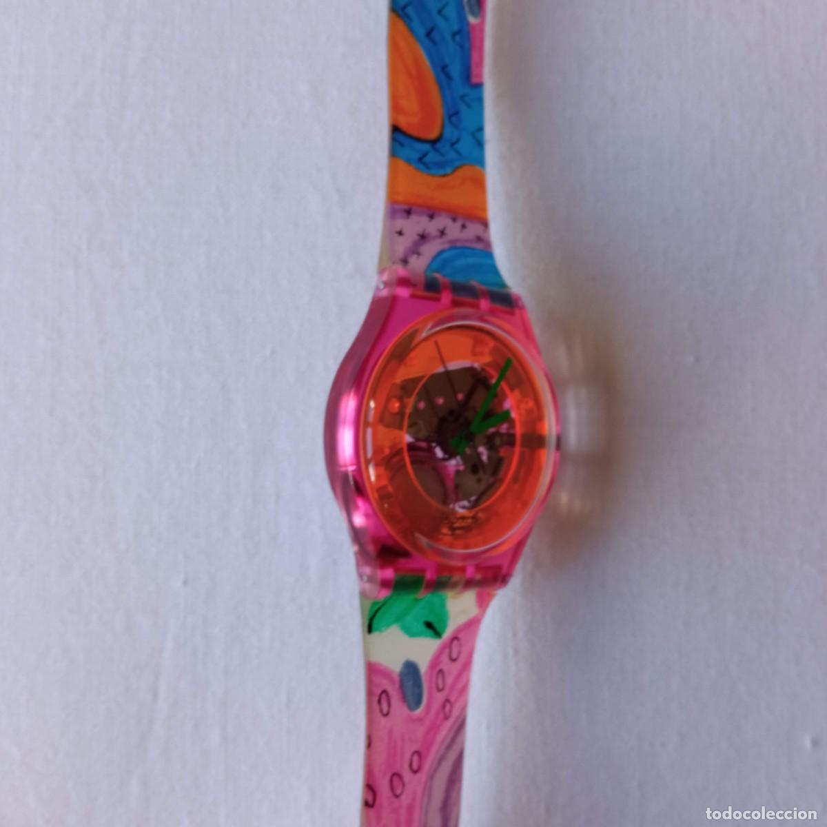 Relojes - Swatch: Reloj Swatch Mango Dream 1989 - Foto 6