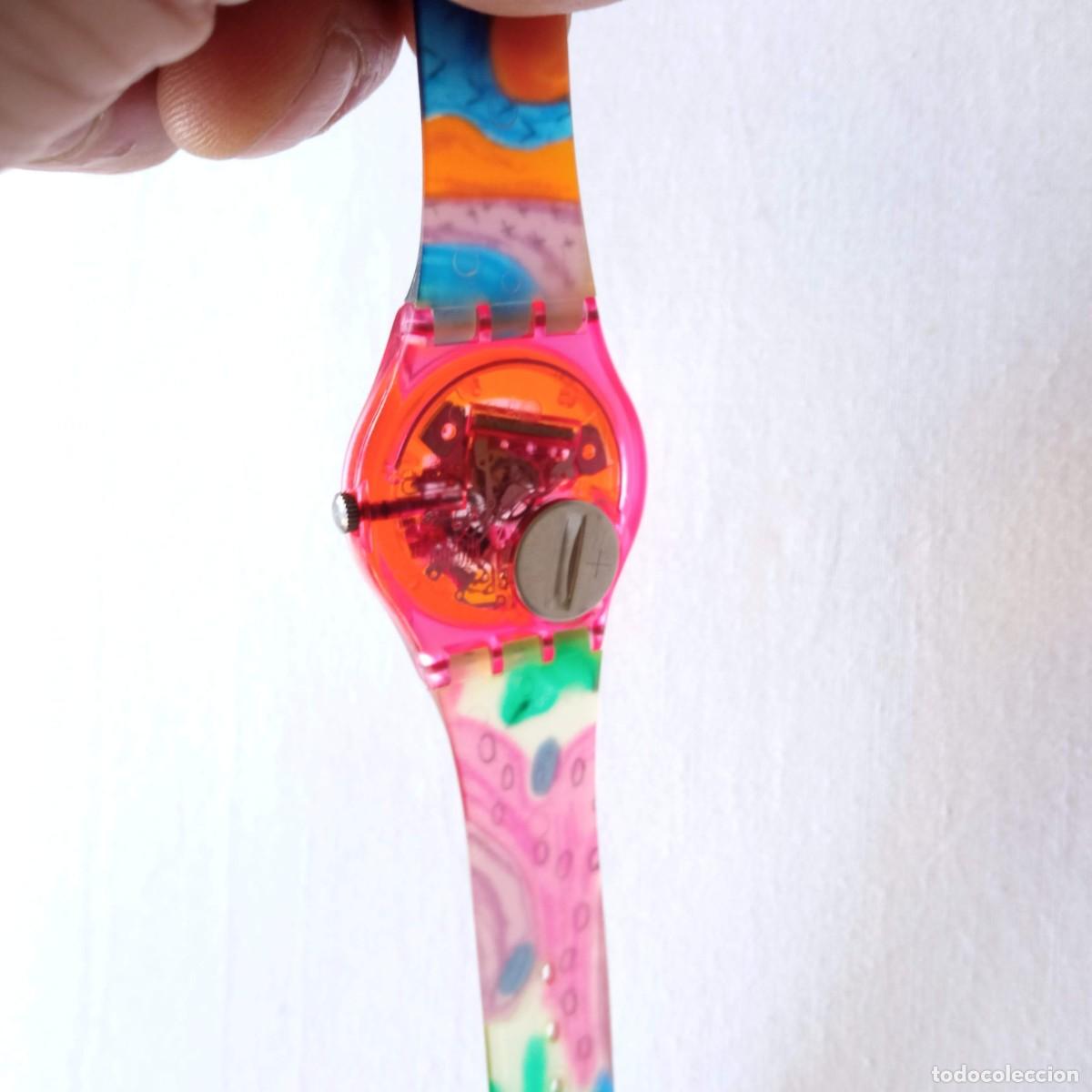 Relojes - Swatch: Reloj Swatch Mango Dream 1989 - Foto 7