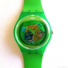 Relojes - Swatch: RELOJ SWATCH NEW GENT GREEN LACQUERED