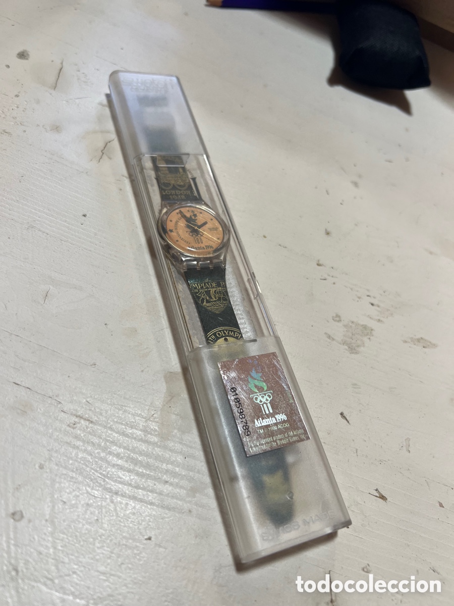 Relojes - Swatch: SWATCH ATLANTA 1996 SIN ABRIR - Foto 2