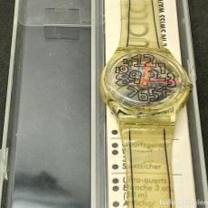 Relojes - Swatch: RELOJ DE PULSERA SWATCH FABRICADO EN SUIZA REFERENCIA GZ 124 SCRIBBLE - FUNCIONA