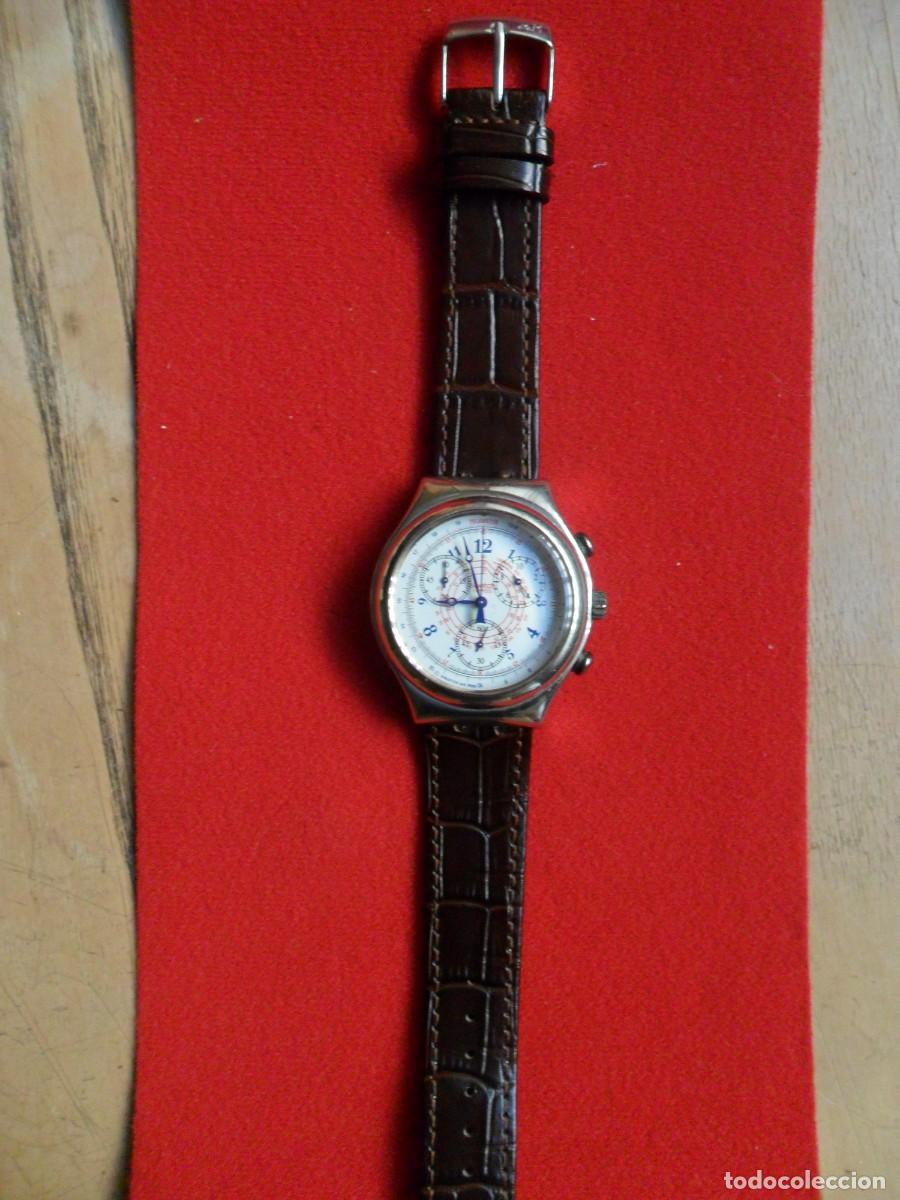 Relojes - Swatch: Reloj cron&oacute;metro de acero. Swatch - Foto 2