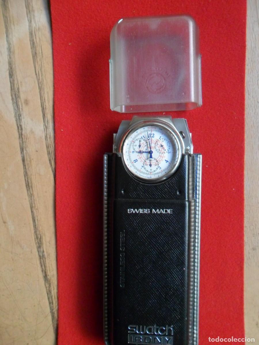 Relojes - Swatch: Reloj cron&oacute;metro de acero. Swatch - Foto 4