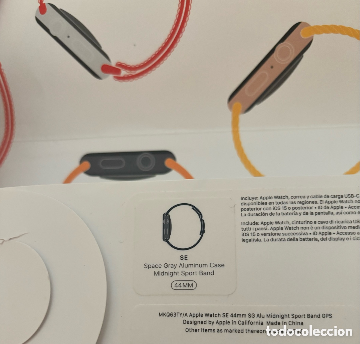 Relojes - Swatch: Apple watch SE 44mm GPS como nuevo - Foto 2