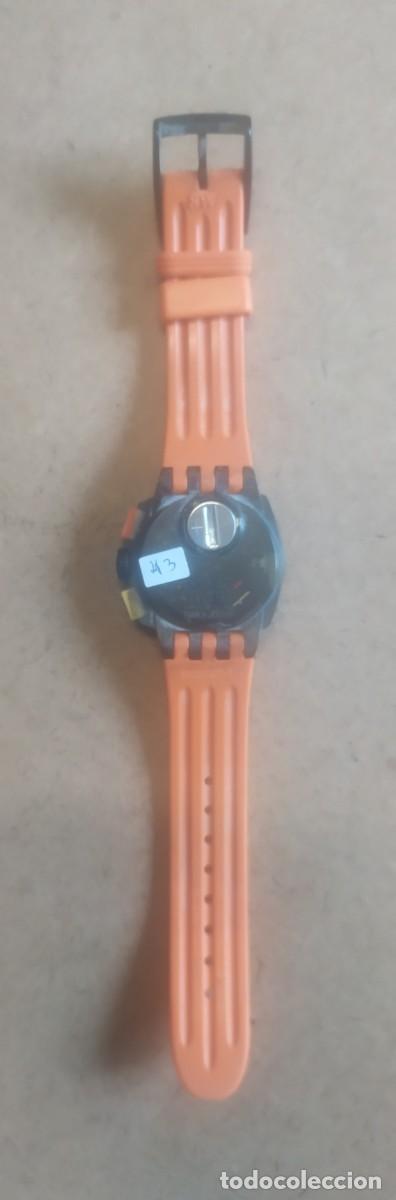Relojes - Swatch: Reloj marca swatch, naranja y negro - Foto 1