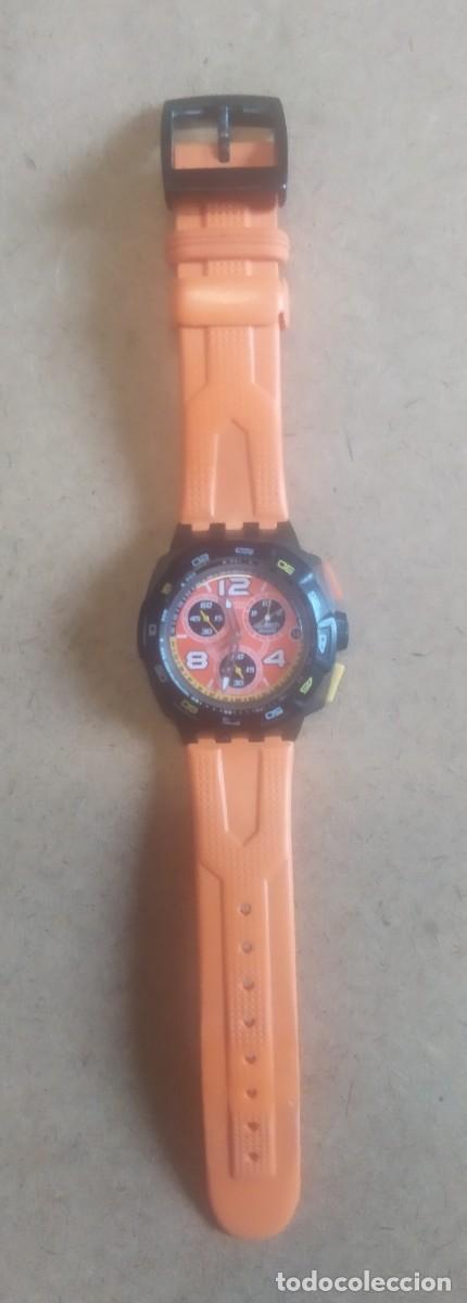 Relojes - Swatch: Reloj marca swatch, naranja y negro - Foto 2