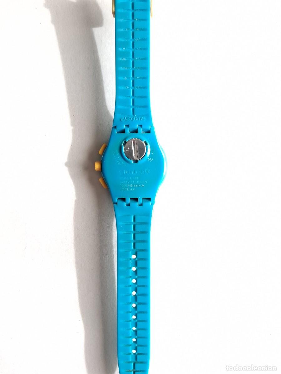 Relojes - Swatch: Reloj Swatch cron&oacute;grafo con correa de silicona - Foto 6
