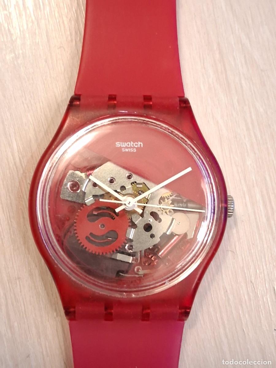 Relojes - Swatch: Reloj Swatch gent rojo y rosa - Foto 3