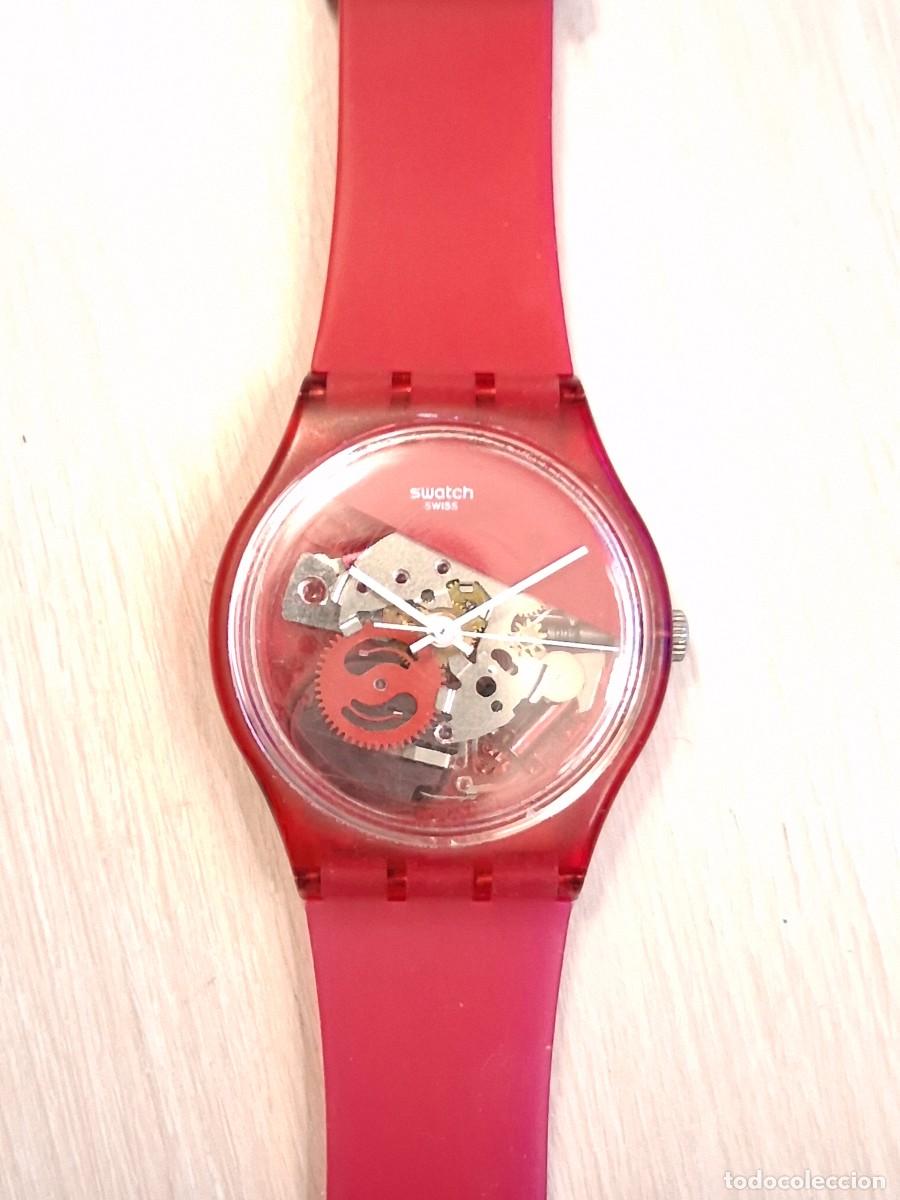 Relojes - Swatch: Reloj Swatch gent rojo y rosa - Foto 5
