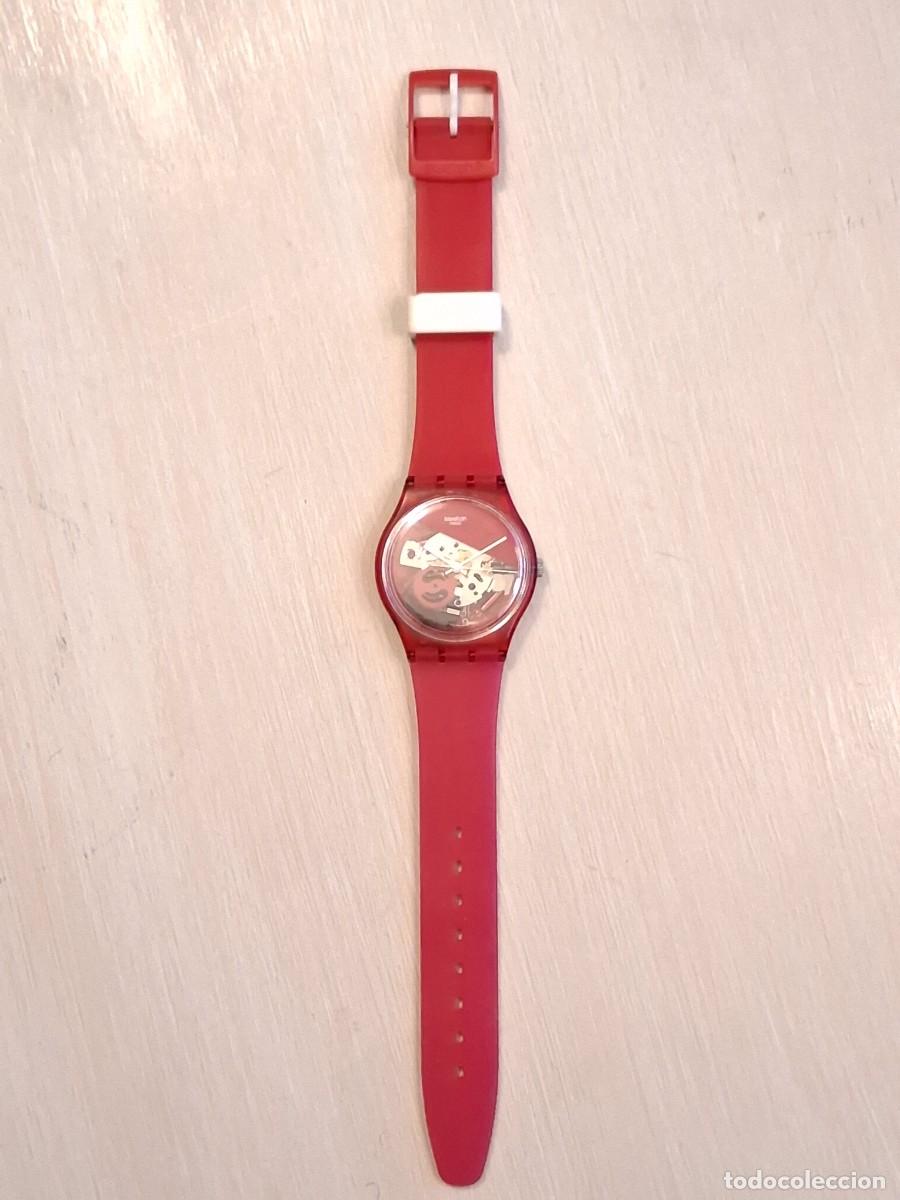 Relojes - Swatch: Reloj Swatch gent rojo y rosa - Foto 6