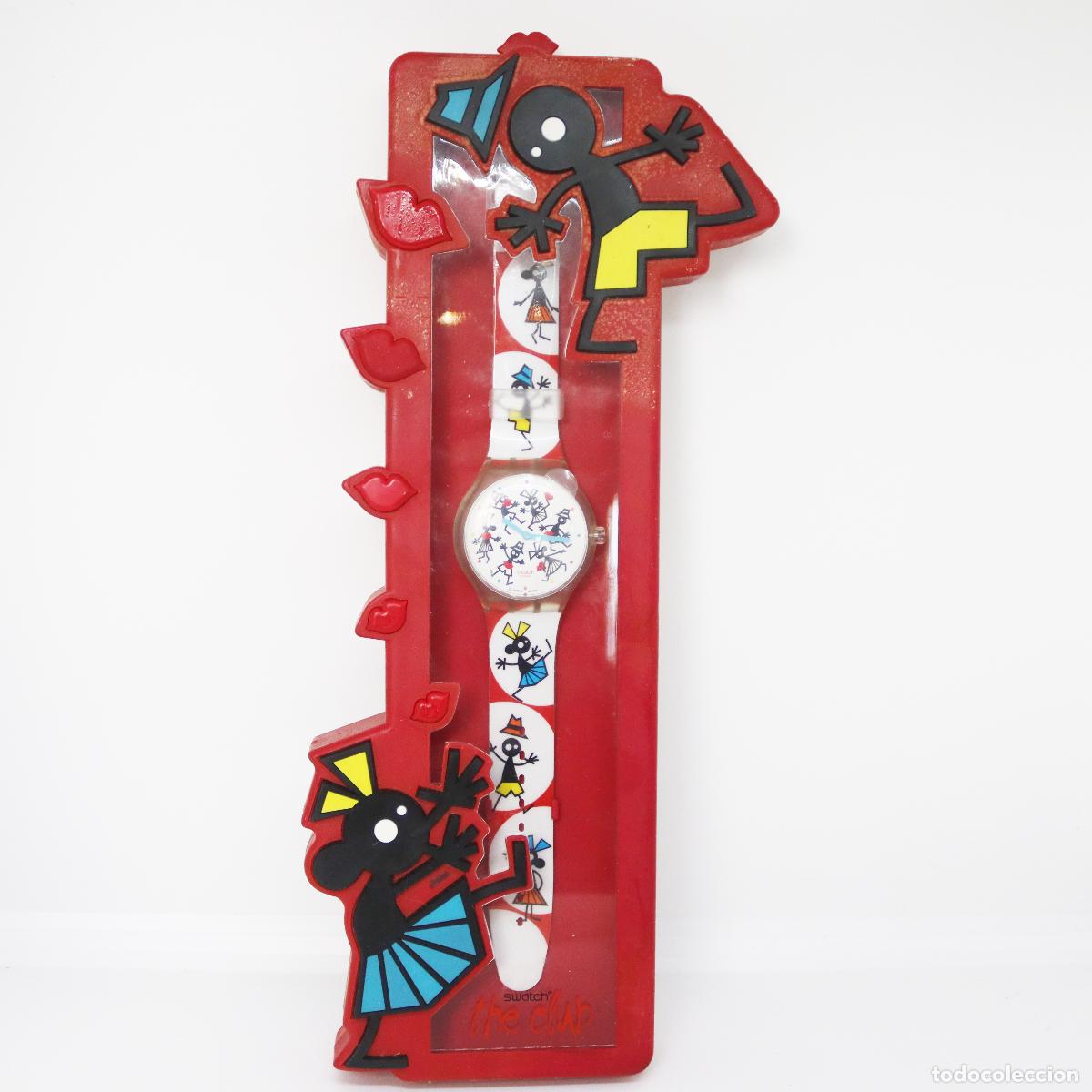 Montres - Swatch: 2004 - SWATCH THE CLUB - TIME FOR A KISS - modelo STGK104