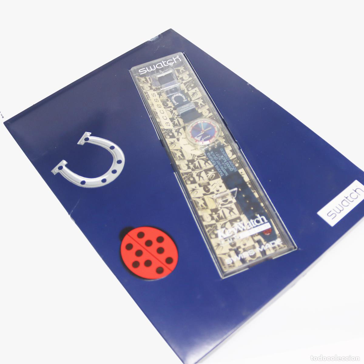 Rel&oacute;gios - Swatch: 1998 - SWATCH THE CLUB - LUCKY SEVEN - modelo GZ181S